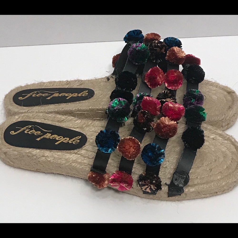 Free People Pom Pom sandals 38 - Picture 5 of 12